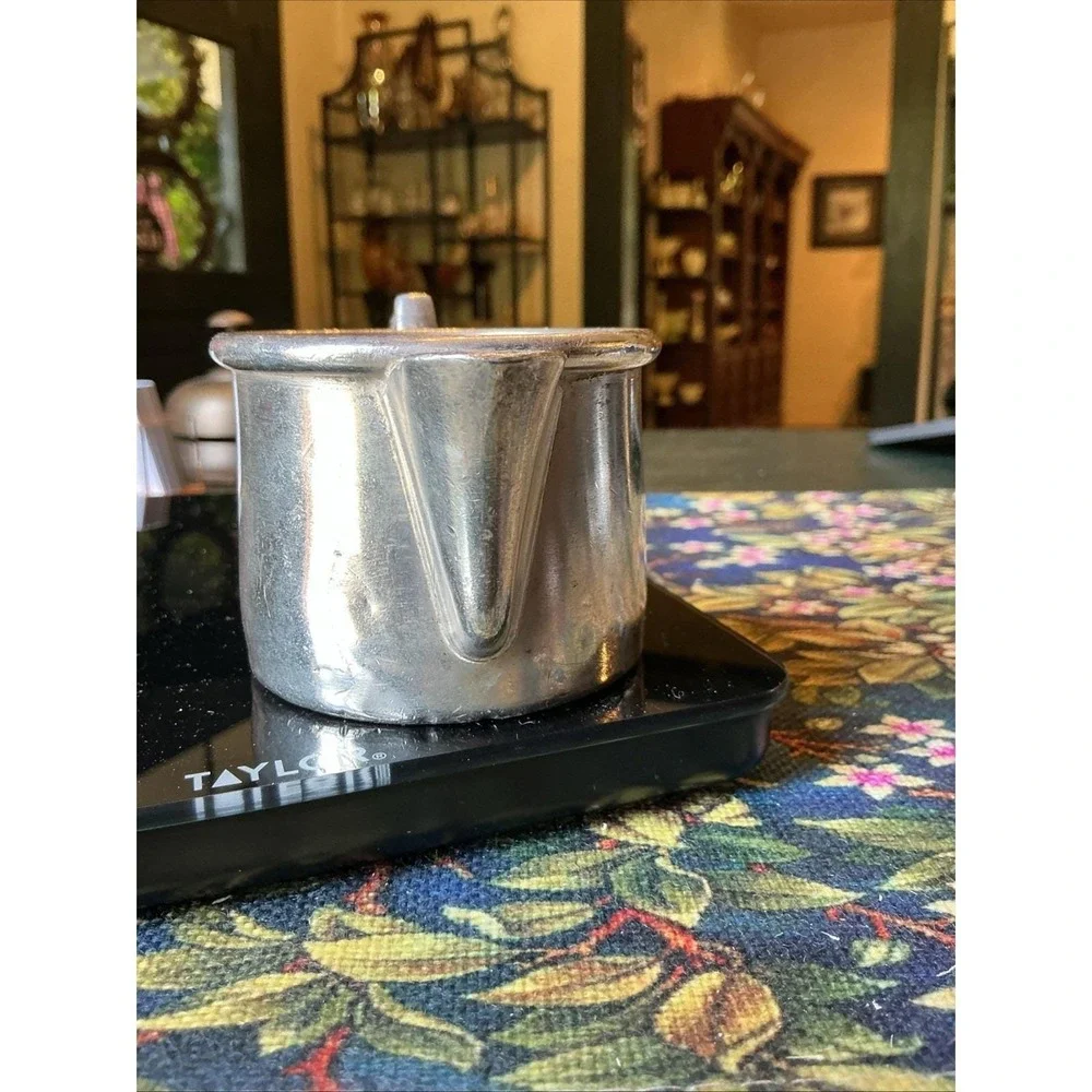 Vintage United Airlines Silver‎ Plated Creamer Pot Grand Silver Co.